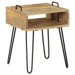 vidaXL Nachtkastje 40x30x47 cm massief mangohout, Minder dan 45 cm, Verzenden, Nieuw, Minder dan 55 cm