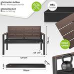 KESSER® Tuinbank met kussen, zitbank, weerbestendig, 2-zits,, Tuin en Terras, Verzenden, Nieuw