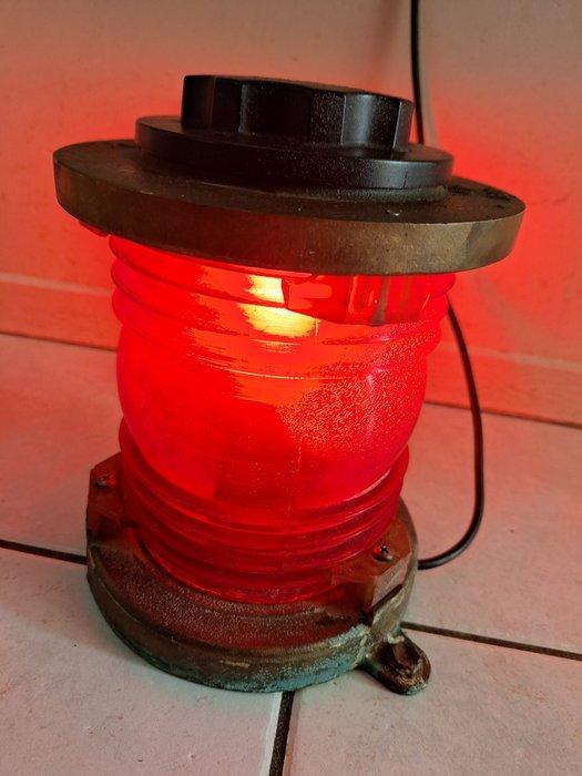Perko Ships lamp - Boeglamp - gebroken glas, Antiek en Kunst, Antiek | Wandborden en Tegels