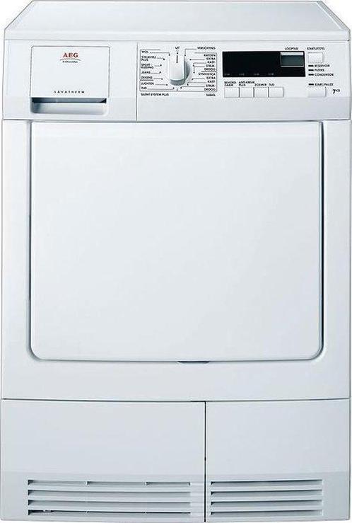 Aeg T56840 Condensdroger 7kg, Witgoed en Apparatuur, Wasdrogers, Zo goed als nieuw, Voorlader, 85 tot 90 cm, Ophalen of Verzenden