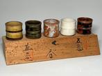 Rare Complete Set – Kayama Kiln Five Guinomi Collection with