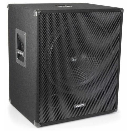 Retourdeal - Vonyx SMWBA18 Actieve Bi-amp subwoofer 18 1000, Audio, Tv en Foto, Luidsprekers, Zo goed als nieuw, Verzenden