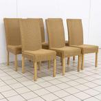 (6) Loom Rieten Eetkamerstoelen, Ophalen of Verzenden, Nieuw