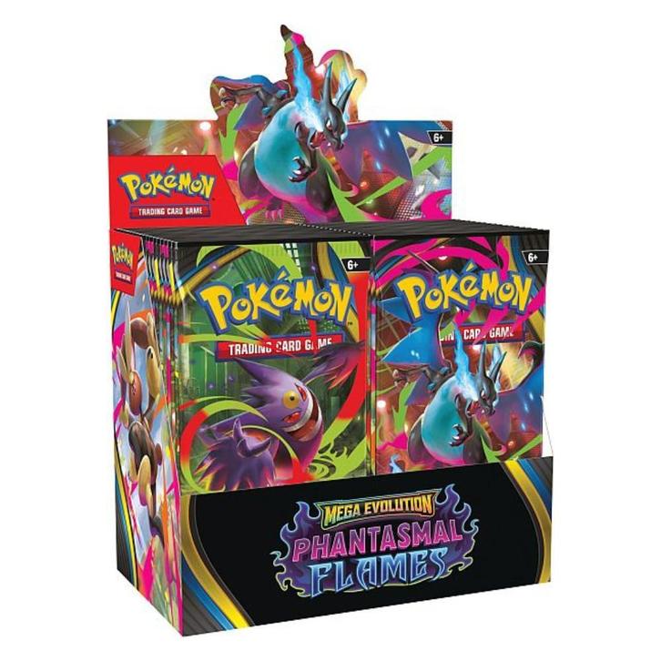 Phantasmal Flames - Booster Box, Hobby en Vrije tijd, Verzamelkaartspellen | Pokémon, Boosterbox, Nieuw, Foil, Verzenden