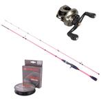 Ultimate Princess Baitcaster Set 2.00m (10–30g), Watersport en Boten, Verzenden, Nieuw