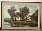 Albert (Ab) Torringa (1886-1963) - Boerderij, Antiek en Kunst, Kunst | Schilderijen | Klassiek