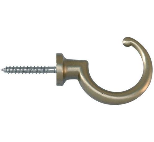 Schroefhaak Borst 50mm mat nikkel gelakt, Huis en Inrichting, Woonaccessoires | Kapstokken, Verzenden