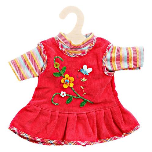 Trendy Poppenjurk met T-shirt Rood, 28-35 cm, Kinderen en Baby's, Speelgoed | Poppen, Overige typen, Nieuw, Ophalen of Verzenden