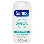 3x Sanex Douchegel Zero% Hydrating 400 ml, Nieuw, Verzenden