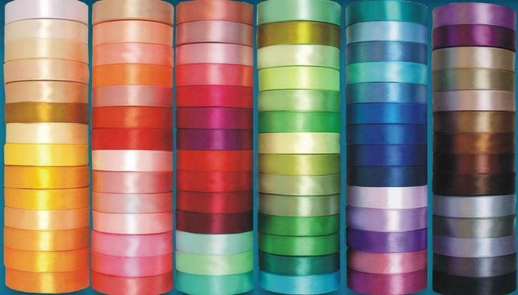 LInt voor meiboom kopen? 84 Kleuren satijn lint beschikbaar, Hobby en Vrije tijd, Feestartikelen, Overige, Feestartikel, Nieuw