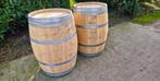 Eikenhouten wijnvaten 225 liter - regenton - tuindecoratie, Tuin en Terras, Regentonnen, 150 liter of meer, Nieuw, Hout, Met kraantje