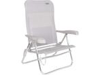 Crespo AL/205 - Strandstoel - 7 verstelbare standen - Licht, Verzenden, Zo goed als nieuw