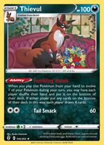 thievul 105/203 evolving skies, Ophalen of Verzenden, Nieuw, Losse kaart, Foil