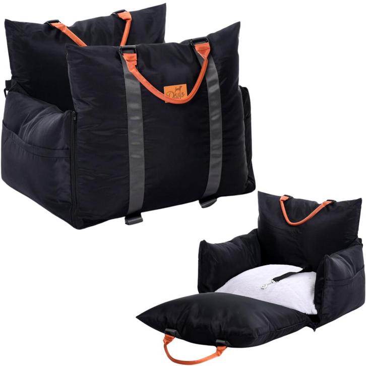 Luxe Honden autostoel  Royal+  ZWART 2.0 Waterproof, Dieren en Toebehoren, Honden-accessoires, Nieuw, Ophalen of Verzenden