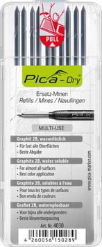 Pica Dry 4030 Markeerpotlood Grafiet - Navulling, Nieuw, Verzenden