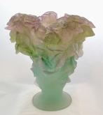Daum - Vaas - Rose - Kristal, Antiek en Kunst