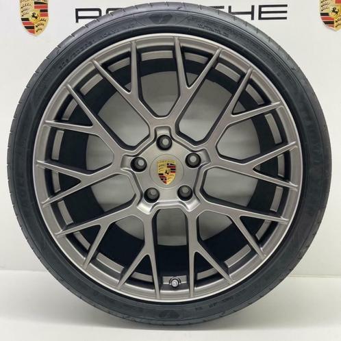 Porsche 992 2/4 ORIGINELE 20/21 RS Spyder met winterbanden, Auto-onderdelen, Banden en Velgen, 21 inch, 305 mm, Personenwagen