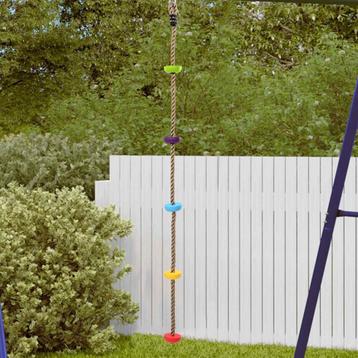 vidaXL Klimtouw voor kinderen met platformen 200 cm beschikbaar voor biedingen
