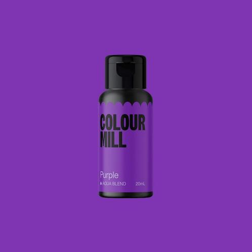 Colour Mill Aqua Blend Kleurstof Purple 20ml, Hobby en Vrije tijd, Taarten en Cupcakes maken, Nieuw, Verzenden