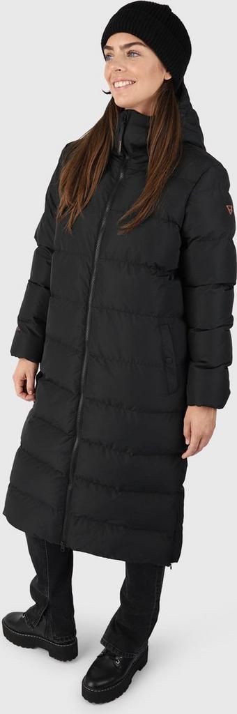 Brunotti Bigsur Dames Lange Puffer Jas - Zwart - M (Jassen), Kleding | Dames, Jassen | Winter, Nieuw, Verzenden