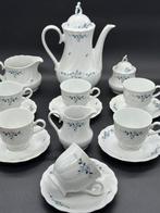 Koffieservies - Winterling Röslau Bavaria mit blauem, Antiek en Kunst