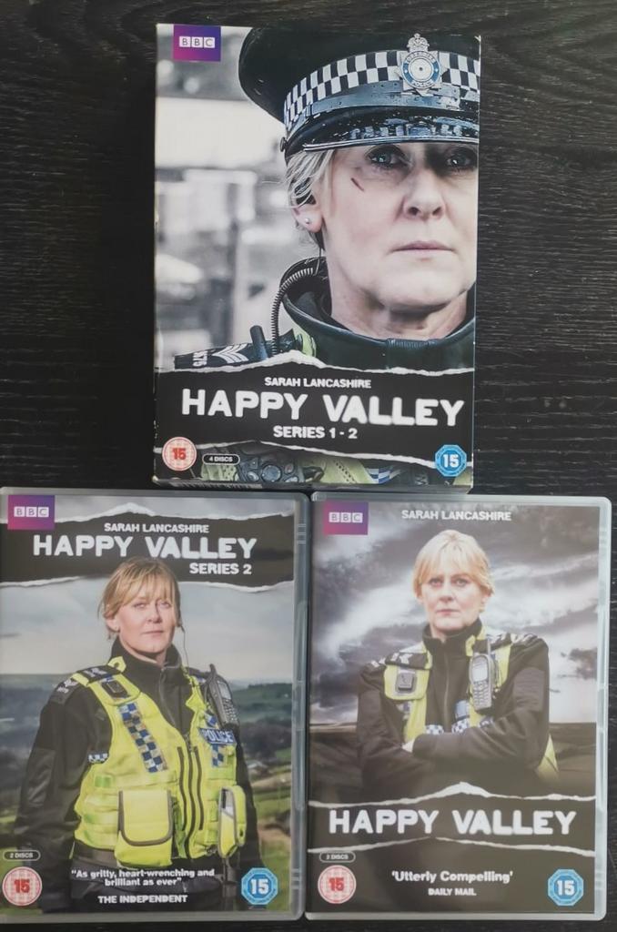 Happy Valley series 1 en 2, Cd's en Dvd's, Dvd's | Tv en Series, Zo goed als nieuw, Boxset, Overige genres, Vanaf 12 jaar, Verzenden