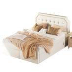 Merax Tweepersoonsbed 140x200 cm - Kunstleer Gestoffeerd Bed, Nieuw, Overige materialen, Modern, 140 cm