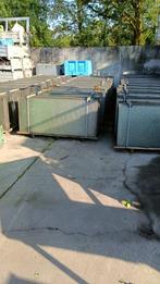 Gehamerd glas, privacy glas, mat glas kassenglas 165 x 73, Tuin en Terras, Kassen, Ophalen, Glas, Gebruikt