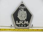 EisenbahnSchild LOWA LKM VEB (Spoorwegen 1:1, grootspoor), Verzamelen, Spoorwegen en Tramwegen, Ophalen of Verzenden, Nieuw, Overige typen