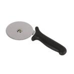 RVS Pizza Wielsnijder Zwart | 10cm Blad, Verzenden