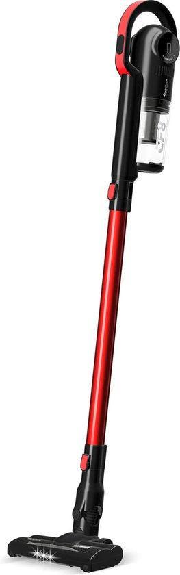 2dekans | TurboTronic CF8 Steelstofzuiger - Zwart/Rood, Witgoed en Apparatuur, Stofzuigers, Zo goed als nieuw, Ophalen of Verzenden
