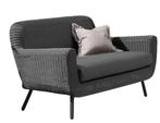 Lounge Tuinbank Jonah 2 zits Antraciet Wicker The Outsider, Verzenden, Nieuw