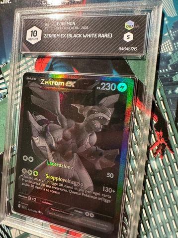 Pokémon - 1 Graded card - Zekrom 172/086 Foil - Graad 10 - beschikbaar voor biedingen