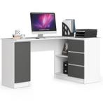Hoekbureau B20 Wit Antraciet (Kantoor), Verzenden, Nieuw