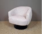 Fauteuil Preston Bouclé draaibaar - Beige, Ophalen of Verzenden, Nieuw