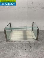 RVS Opzet vitrine glazen buffet display 87 cm Horeca, Zakelijke goederen, Gebruikt, Ophalen of Verzenden
