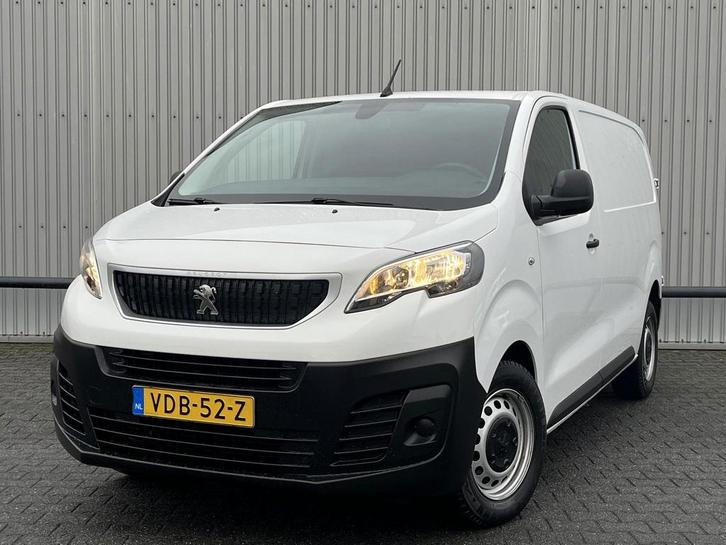 Peugeot Expert 2.0 BlueHDI 120*CRUISE*A/C*HAAK*CARPLAY*3P, Auto's, Bestelauto's, Onderhoudsboekje, Lease, Zwart, Handgeschakeld