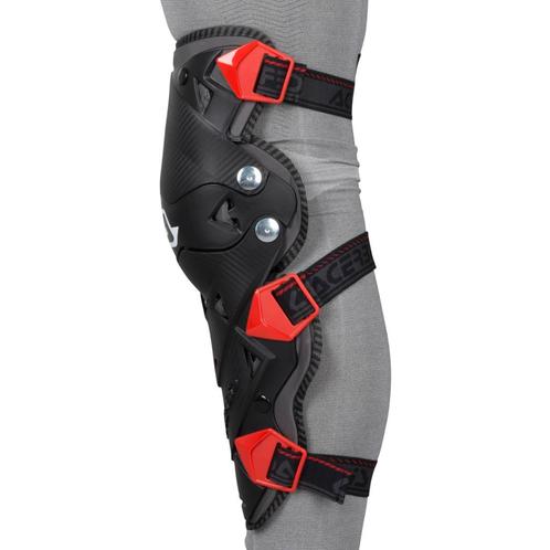 Kniebescherming Acerbis Impact EVO 3.0 Zwart-Rood, Motoren, Accessoires | Overige, Nieuw, Verzenden