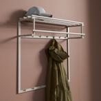 *WOONWINKEL* Grote Kapstok Beige Met Hoedenplank, Verzenden, Nieuw