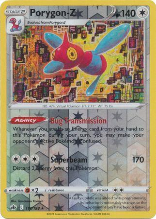 Porygon-Z 118/198 reverse holo Chilling Reign, Hobby en Vrije tijd, Verzamelkaartspellen | Pokémon, Losse kaart, Nieuw, Foil, Ophalen of Verzenden