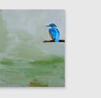 Matthieu van Riel - Kingfisher by the Waterside, Antiek en Kunst