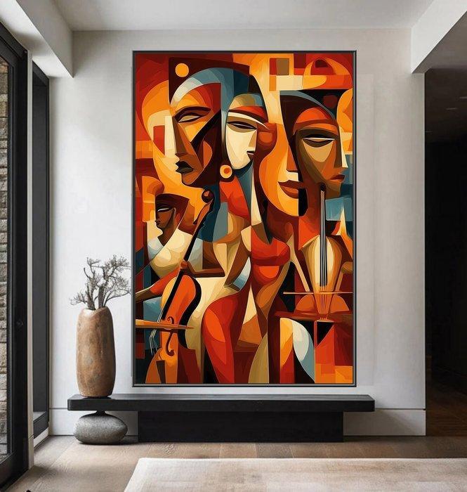 Mrs Art Prime - Lust for Life in Picasso Style, Antiek en Kunst, Kunst | Schilderijen | Modern