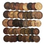 Great Britain. Lot with 40 Coins (mixed lot, several dates,