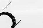 Staalkabel met eindstop 5m - 1.2mm  Zwart, Verzenden, Nieuw