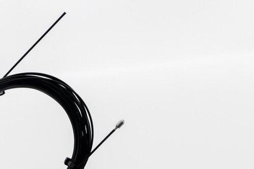 Staalkabel met eindstop 5m - 1.2mm  Zwart, Doe-het-zelf en Verbouw, IJzerwaren en Bevestigingsmiddelen, Verzenden