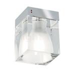 Fabbian Cubetto Plafond-/Wandlamp, transparant - gu10, Verzenden, Nieuw