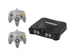 Nintendo 64 Grijs + 2 Controllers (N64 Spelcomputers), Spelcomputers en Games, Spelcomputers | Nintendo 64, Ophalen of Verzenden