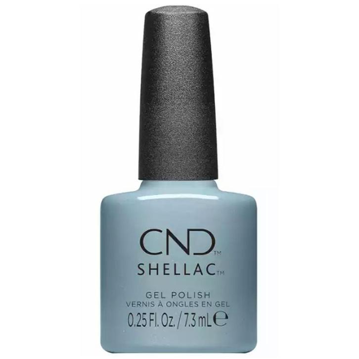 CND  Shellac  #449 Teal Textile   7.3 ml, Sieraden, Tassen en Uiterlijk, Uiterlijk | Haarverzorging, Nieuw, Verzenden