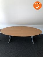 Ahrend Essa vergadertafel - Ovaal - 200x120cm - Beuken - Vol, Vergader- of Presentatieruimte, Ophalen of Verzenden, Gebruikt, Tafel