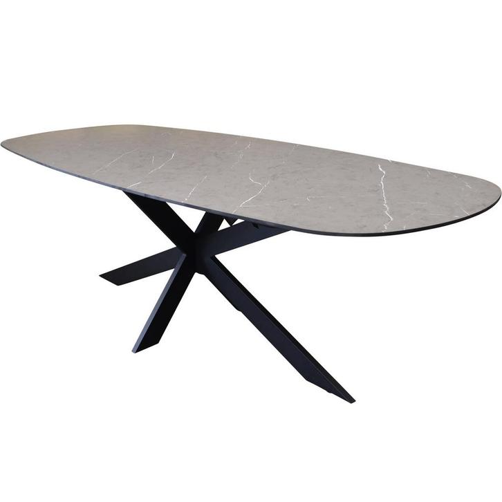 San Francisco low dining tafel ceramic blad 240x100xH69 cm, Tuin en Terras, Tuintafels, Nieuw, Ophalen of Verzenden